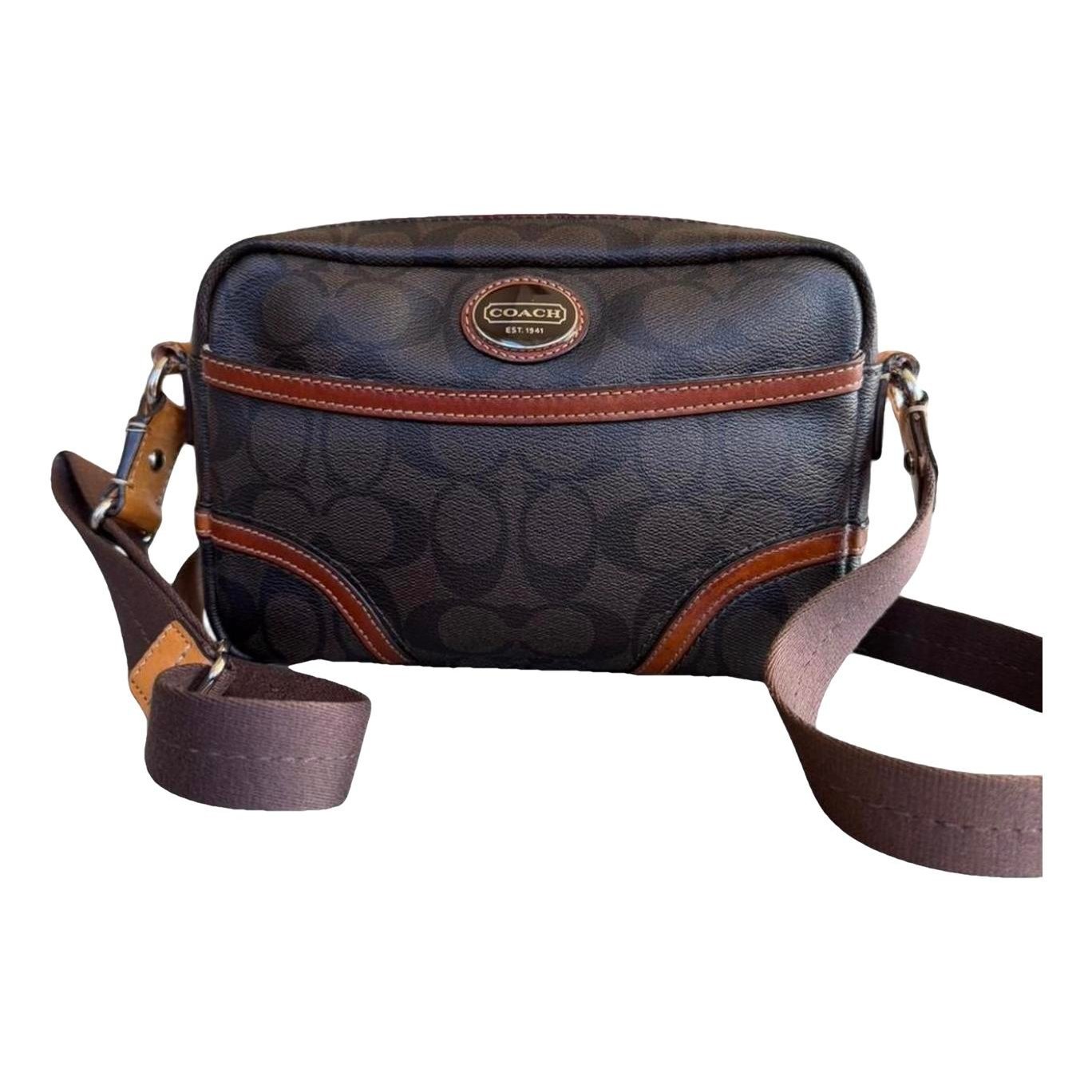Vinyl crossbody bag