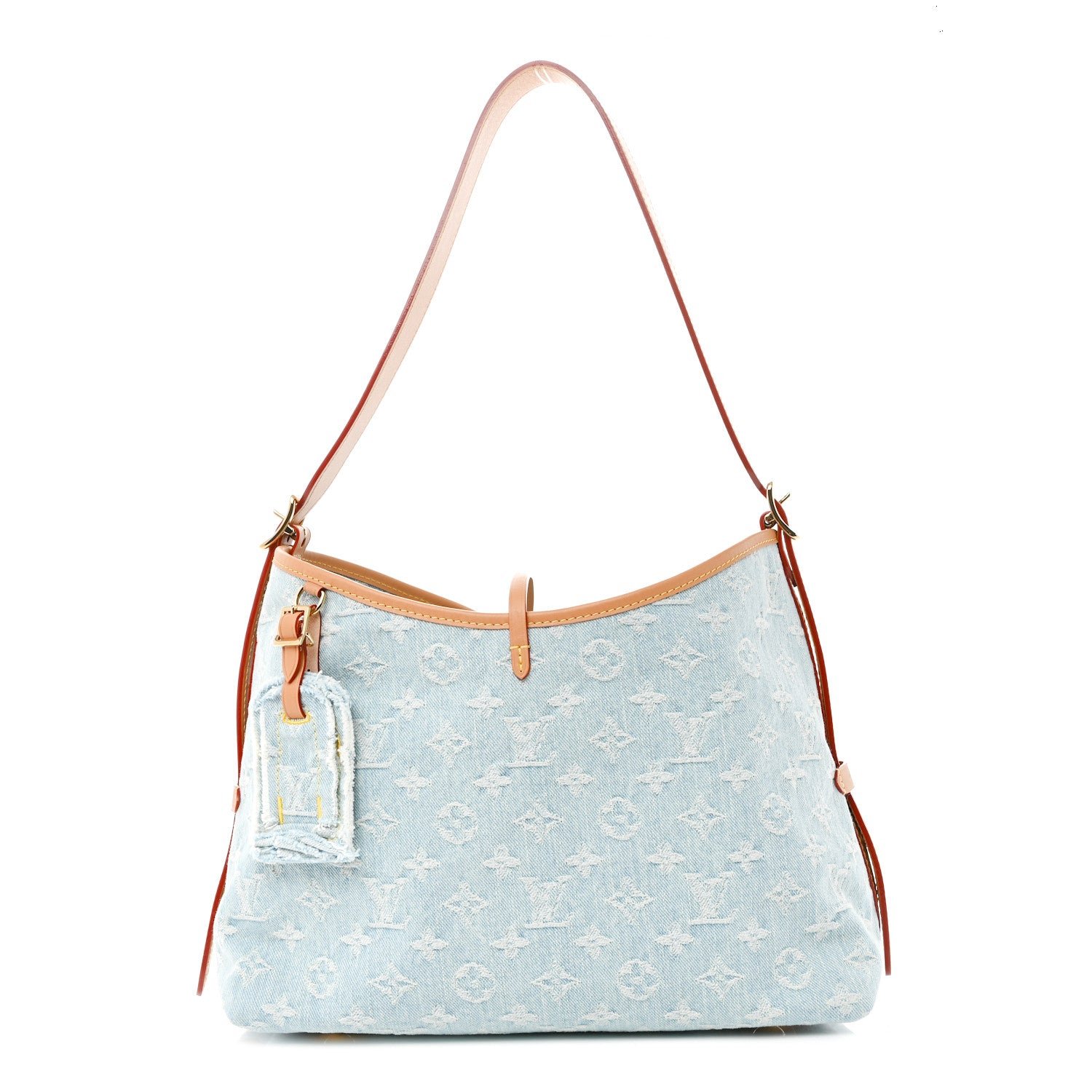Louis Vuitton Monogram Denim CarryAll PM Sky Blue