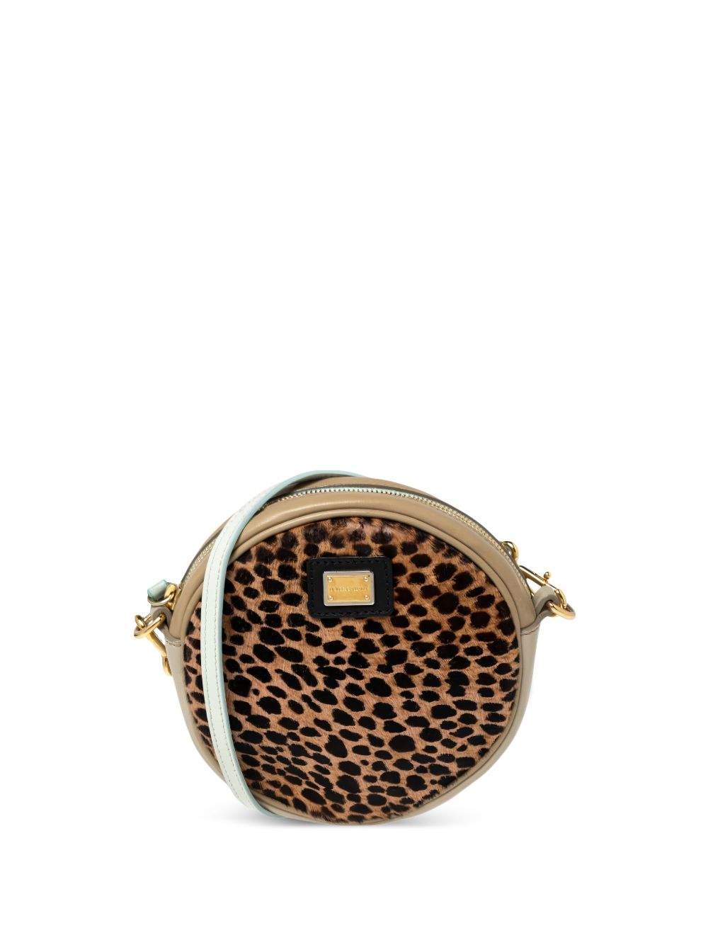 Leo Crepe Glam Round shoulder bag