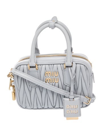 Miu Miu Leather Crossbody Bag