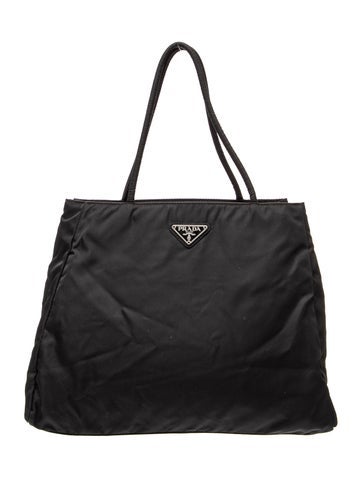 Tessuto Nylon Top Handle Bag