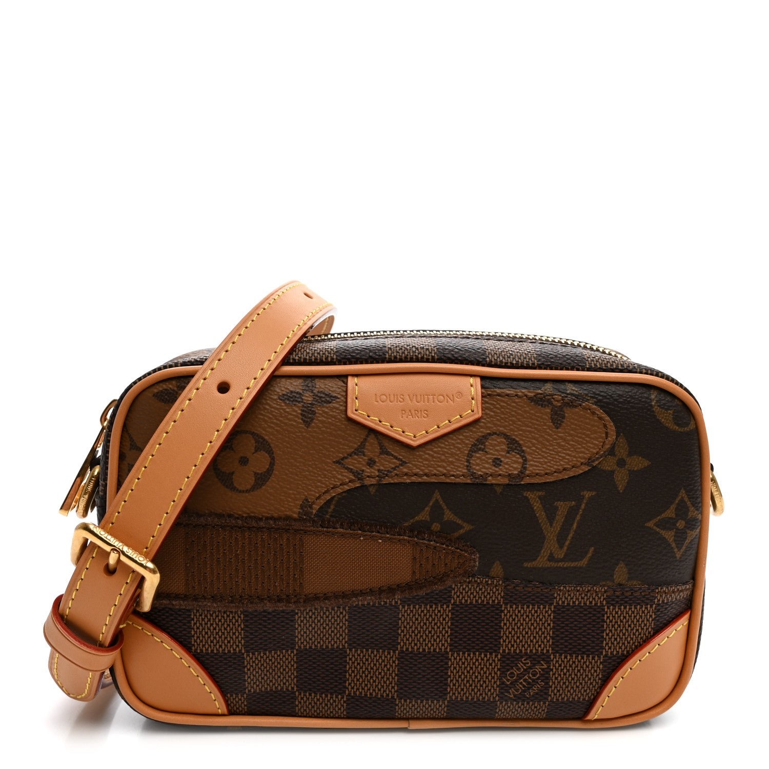 Louis Vuitton Monogram Landscape Trocadero Wearable Wallet Brown