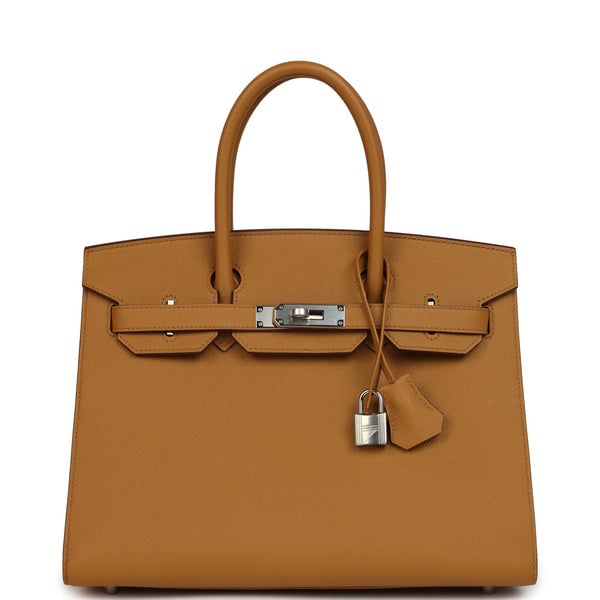 Hermes Birkin Sellier 30 Sesame Epsom Palladium Hardware