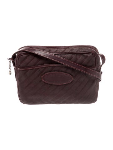 Balenciaga Canvas Jacquard Camera Bag Vintage