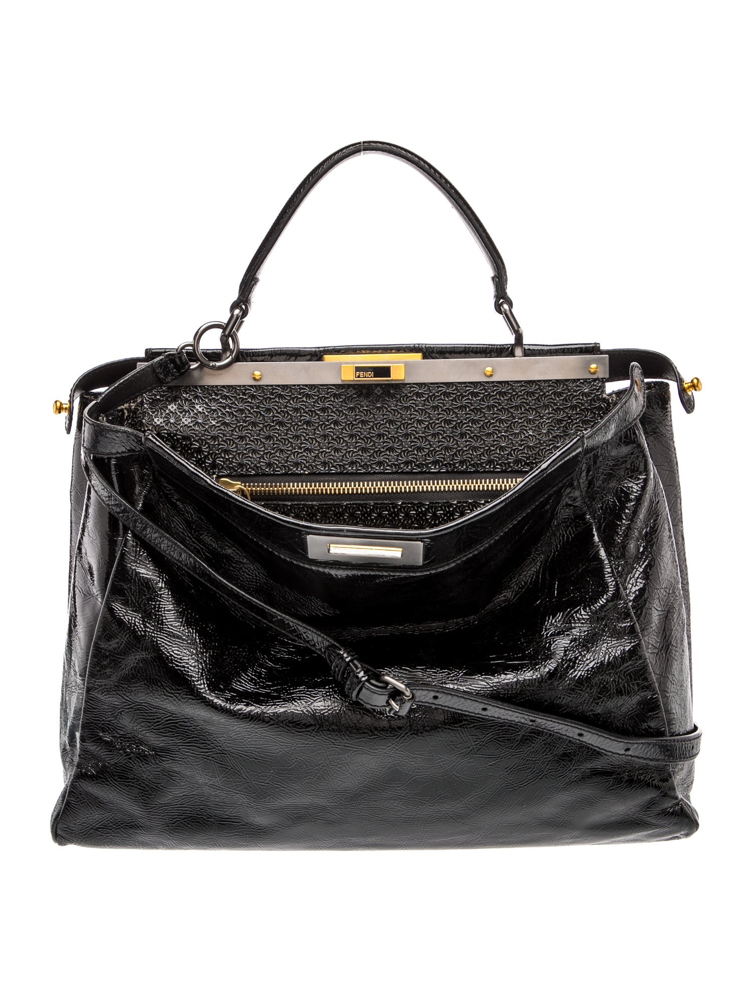Patent Leather Peekaboo Large