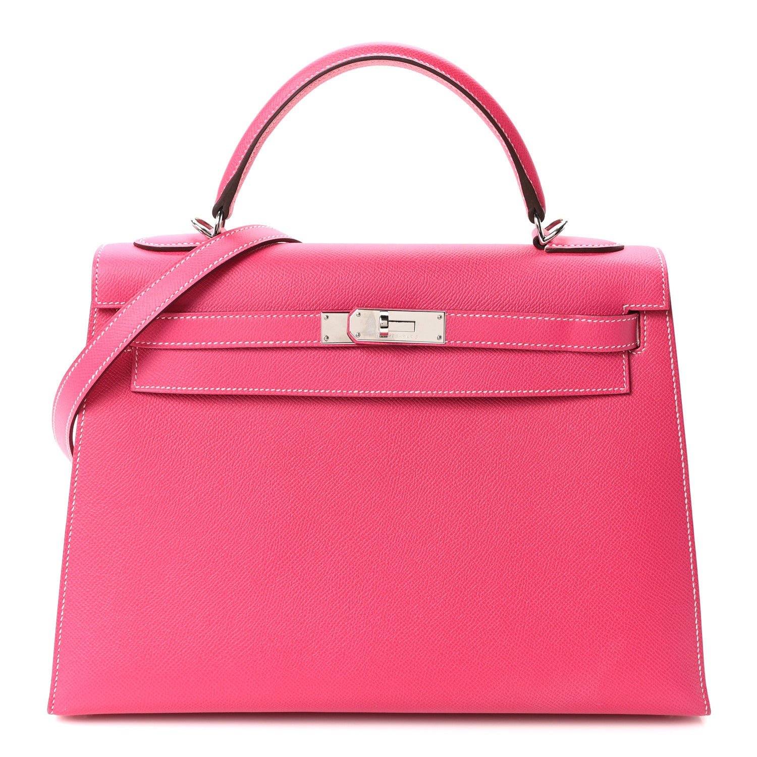 Hermes Epsom Kelly Sellier 32 Rose Tyrien