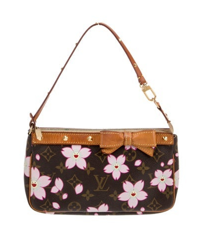 Louis Vuitton Vuitton Monogram Cherry Blossom Pochette Accessoires Vintage