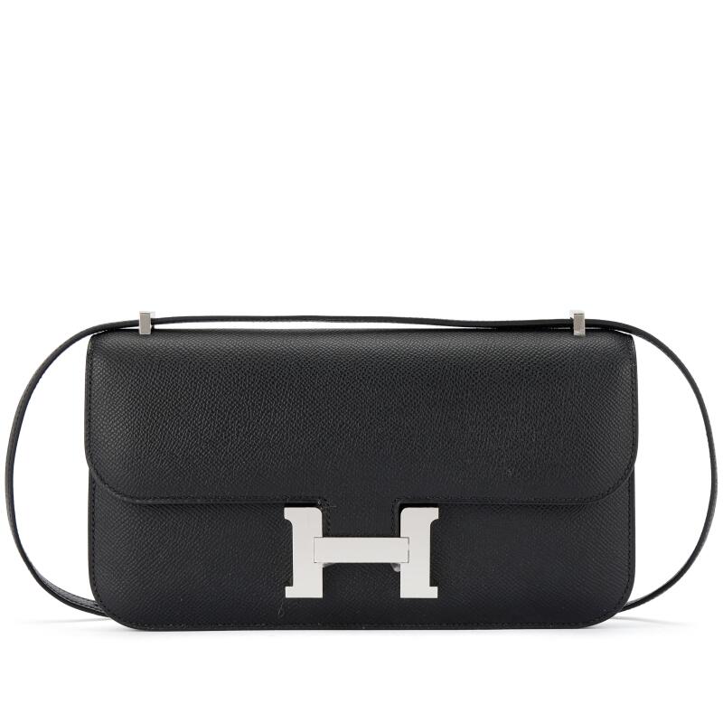 Hermes Black Epsom Constance Elan Palladium Hardware, 2024
