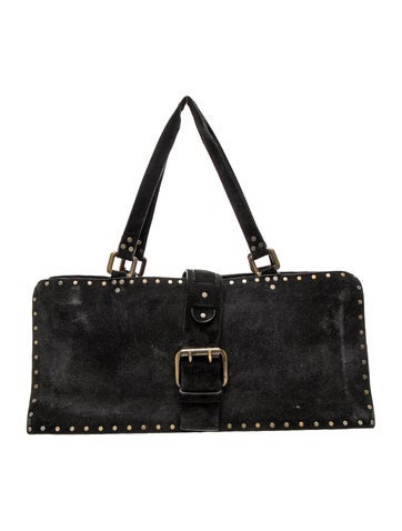 Suede Shoulder Bag Vintage