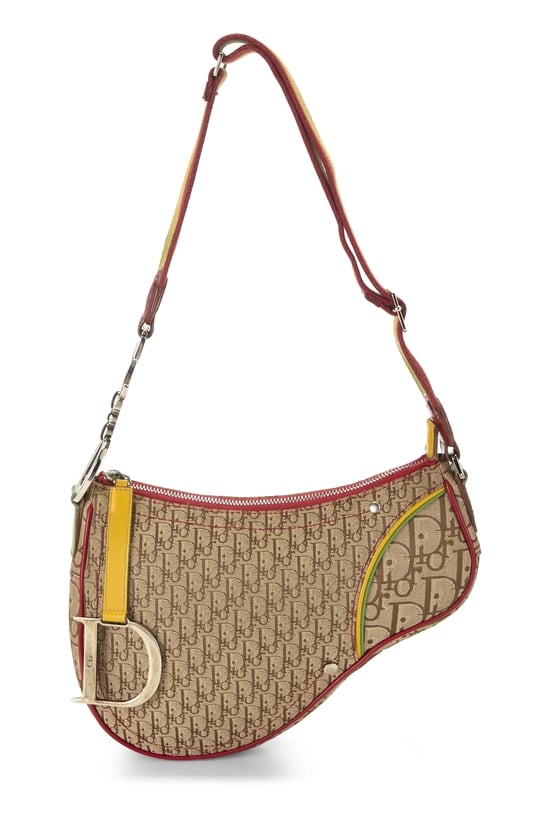 Multicolor Rasta Saddle Bag