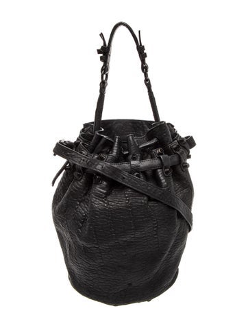 Leather Bucket Bag