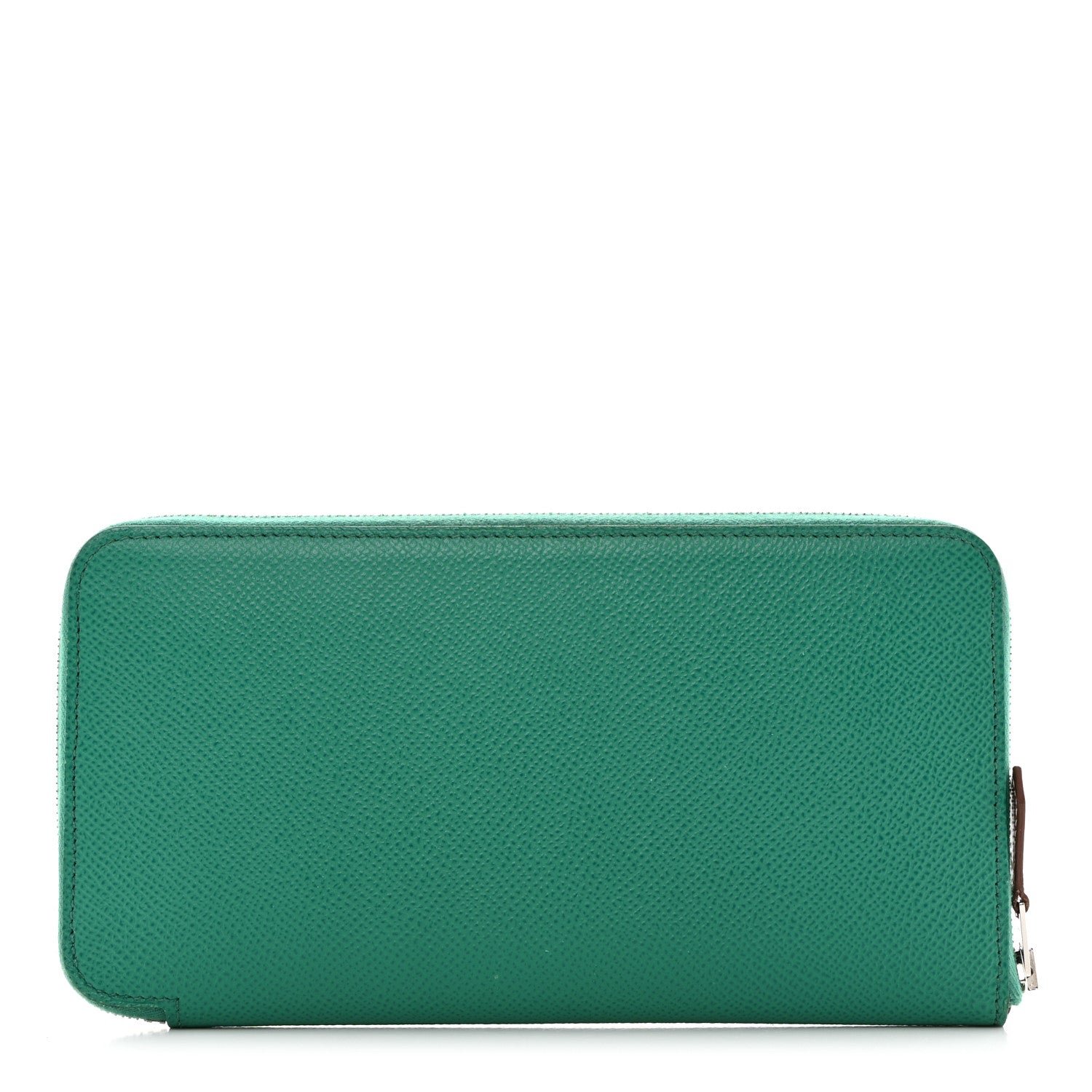 Hermes Epsom Silk'In Wallet Vert Jade