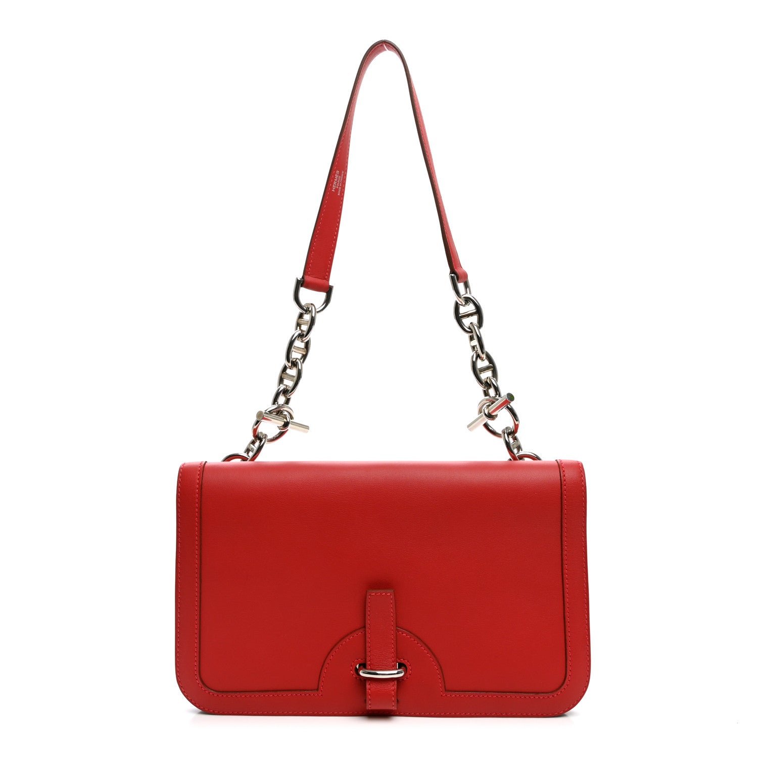 Hermes Swift Sac Chaine D'Ancre Shoulder Bag Vermillion