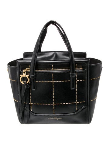 Leather Top Handle Bag