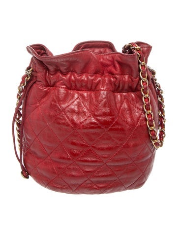 Mini Drawstring Bucket Bag