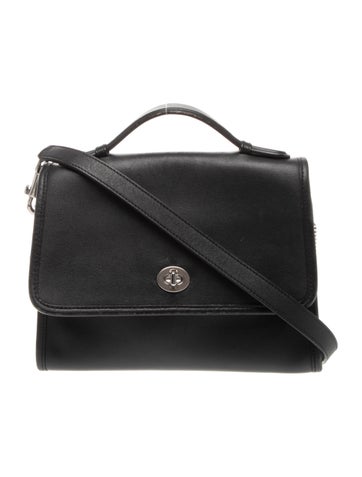 Leather Top Handle Bag
