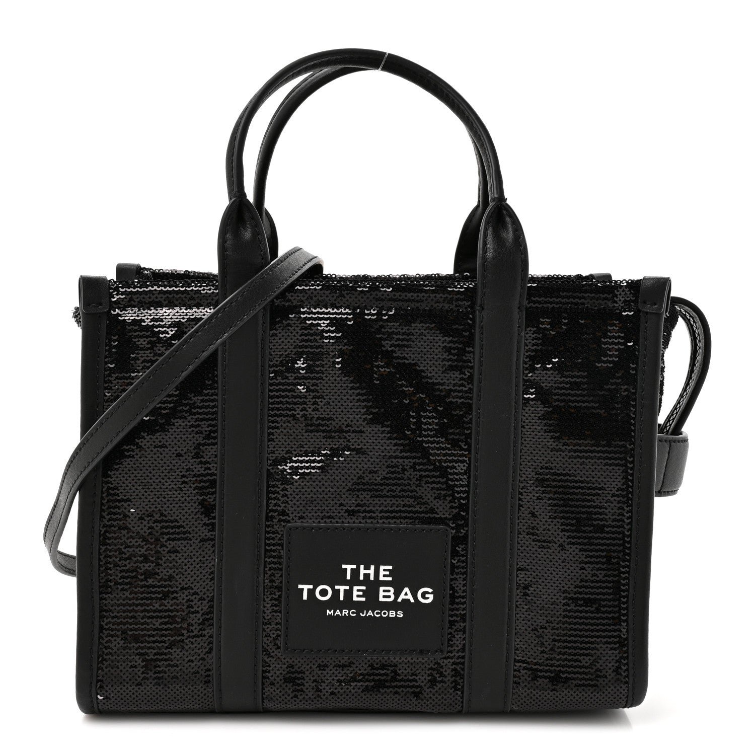 Marc Jacobs Sequin Small The Tote Bag Black