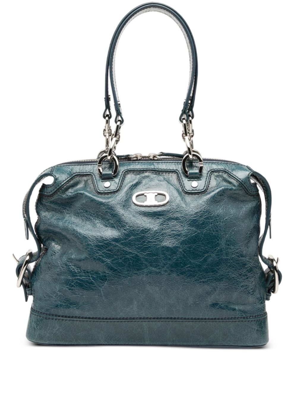 2008 Crinkled Patent Macadam shoulder bag