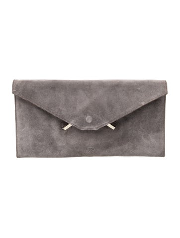 Suede Clutch