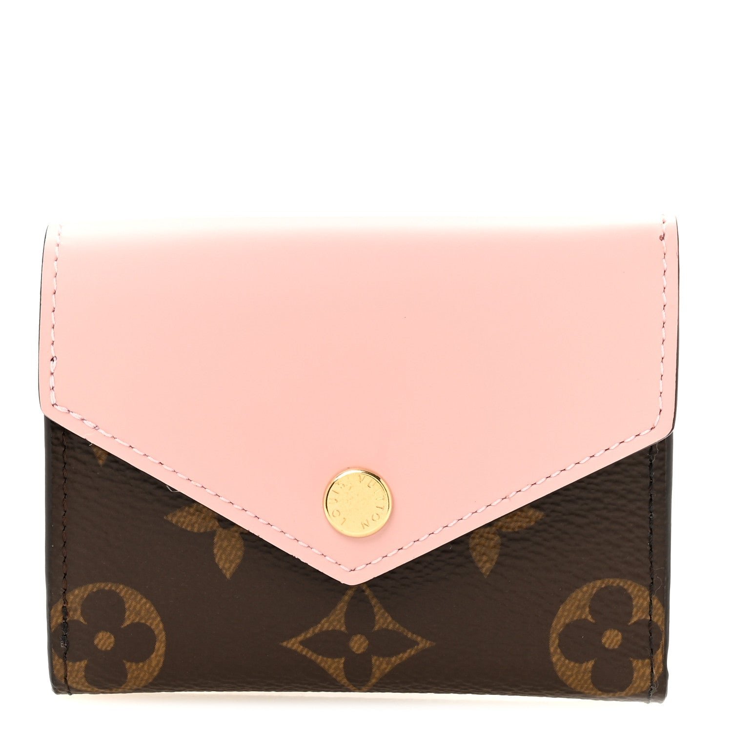 Louis Vuitton Monogram Zoe Wallet Rose Ballerine