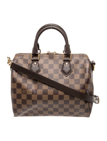 Damier Ebene Speedy Bandouliere 25