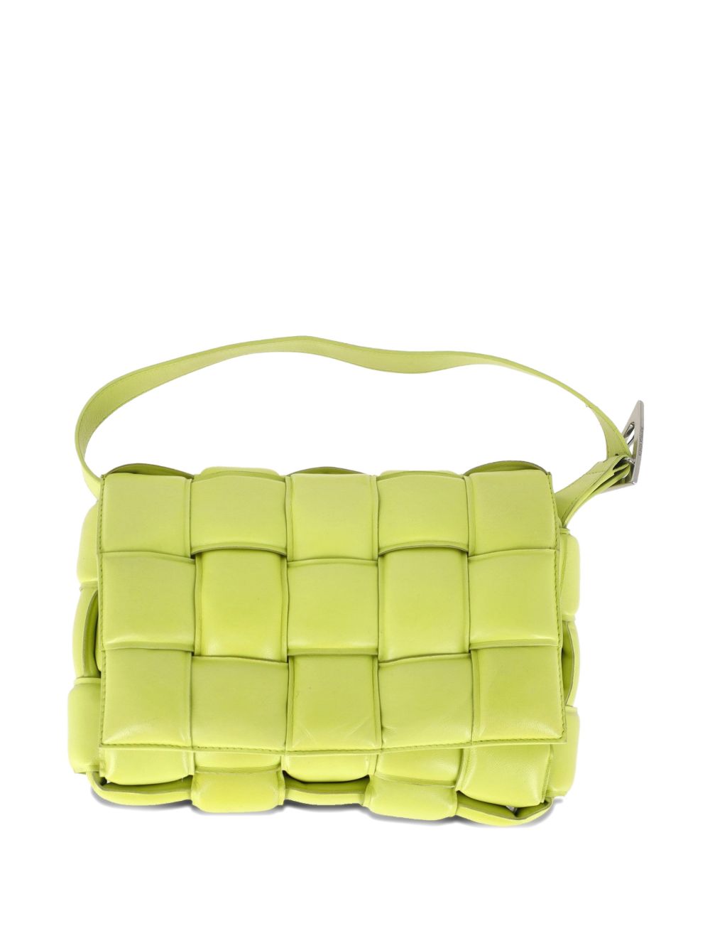 Cassette leather shoulder bag
