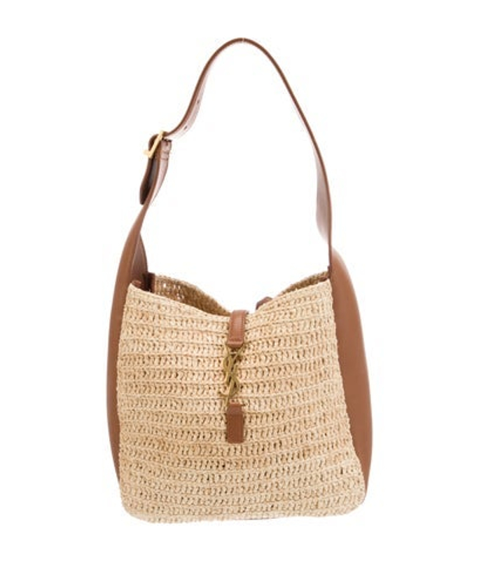 Saint Laurent Laurent Raffia Le 5 A 7 Small 2025
