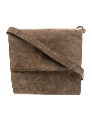 Ferragamo Suede Messenger Bag