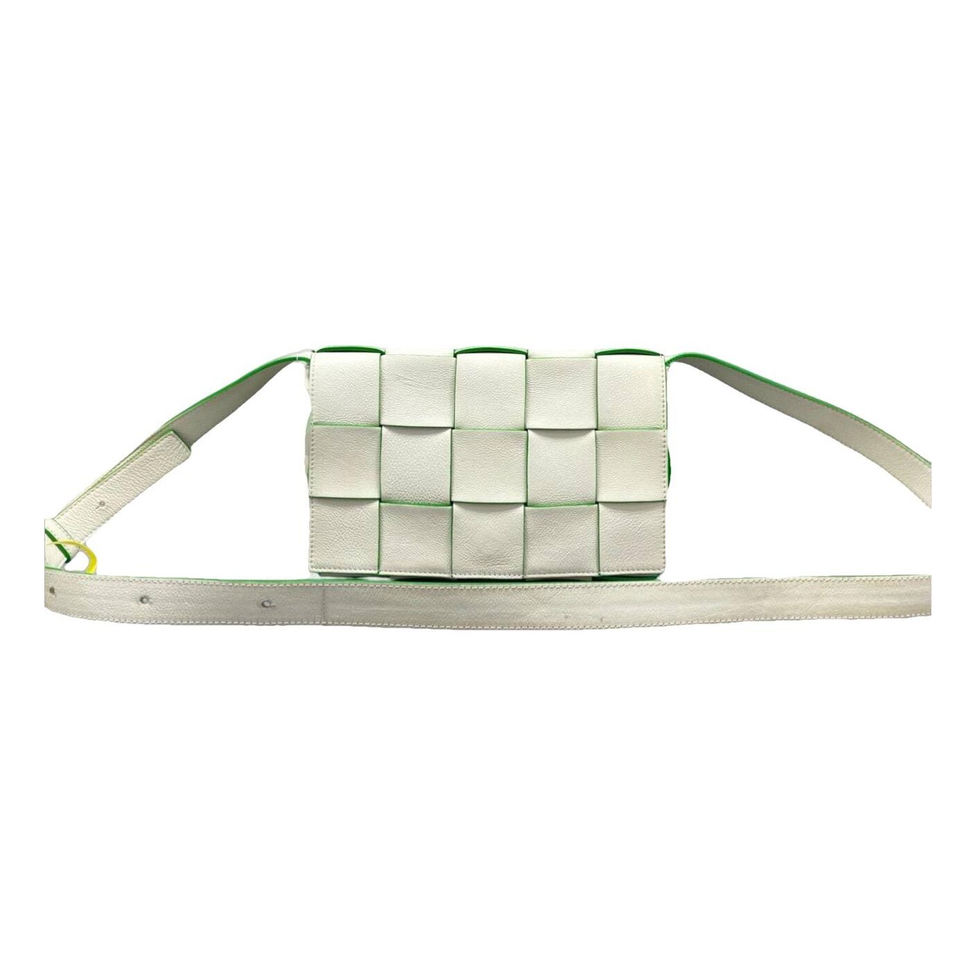 Cassette leather handbag