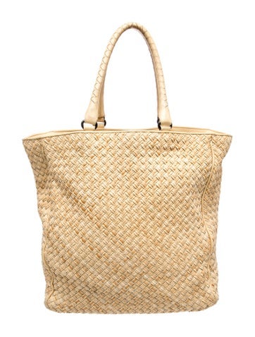 Intrecciato Shoulder Bag Vertical Vintage