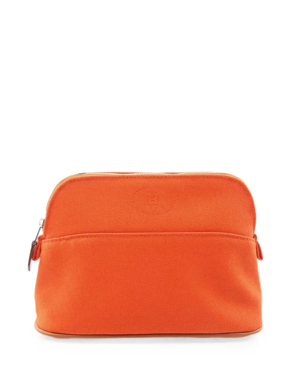 2010s Bolide leather-trim pouch