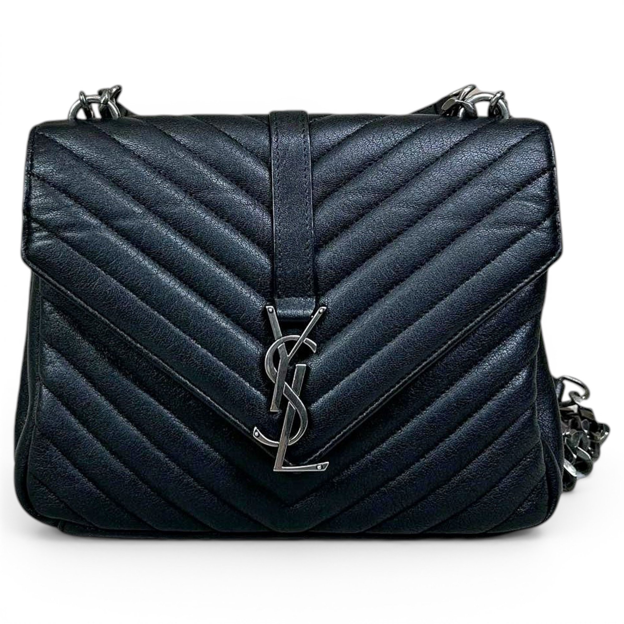 Collége monogramme leather handbag