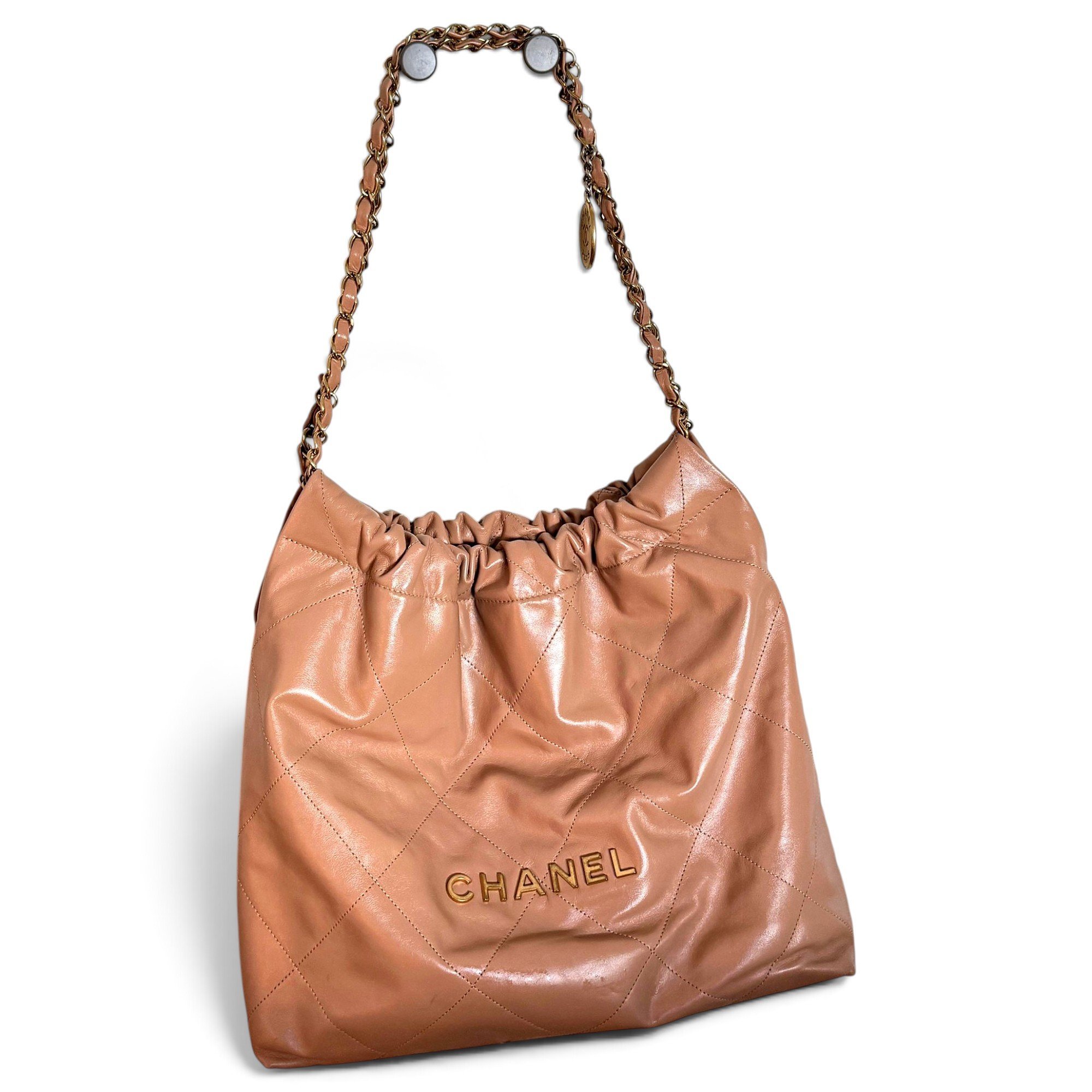Chanel 22 leather tote