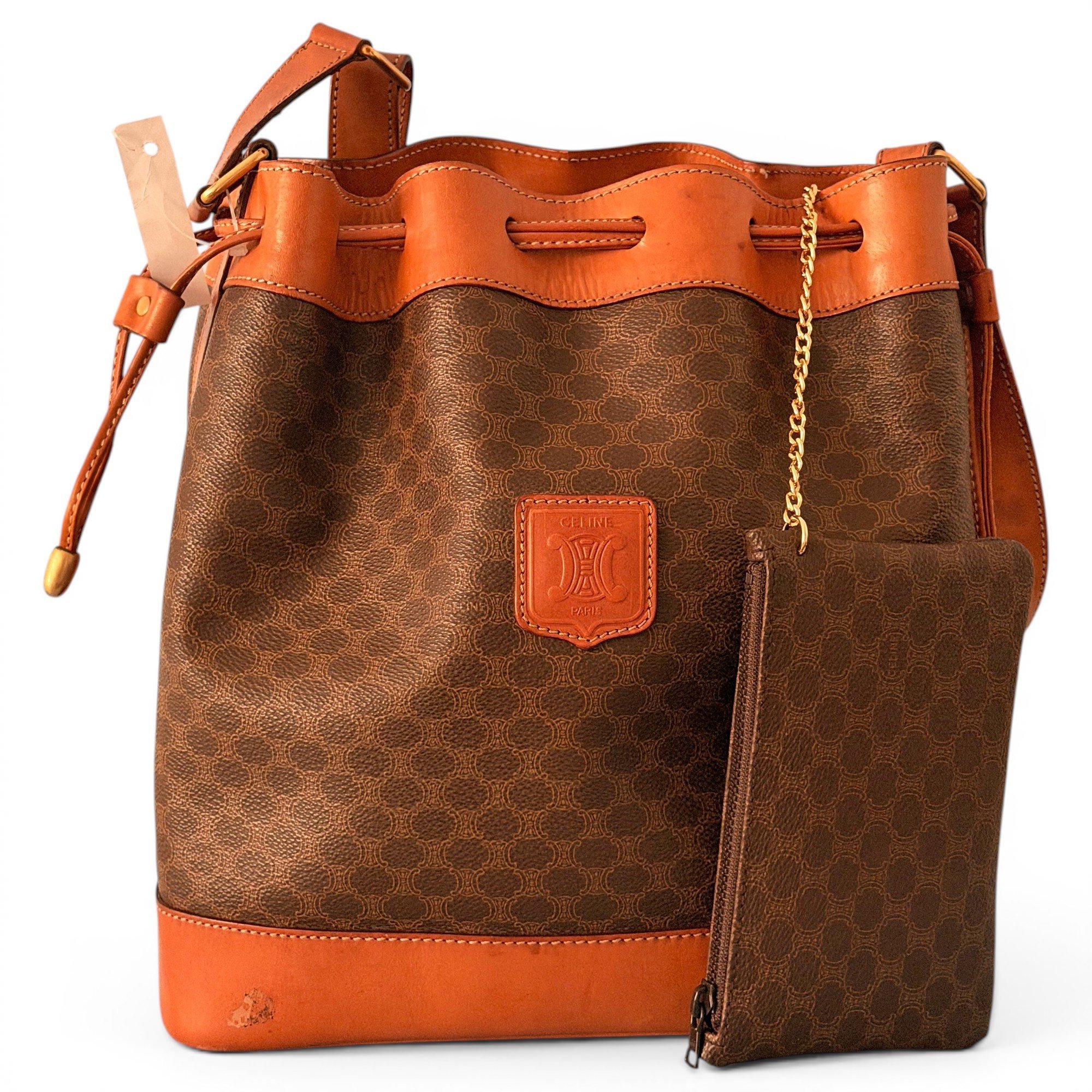 SAC SEAU leather handbag