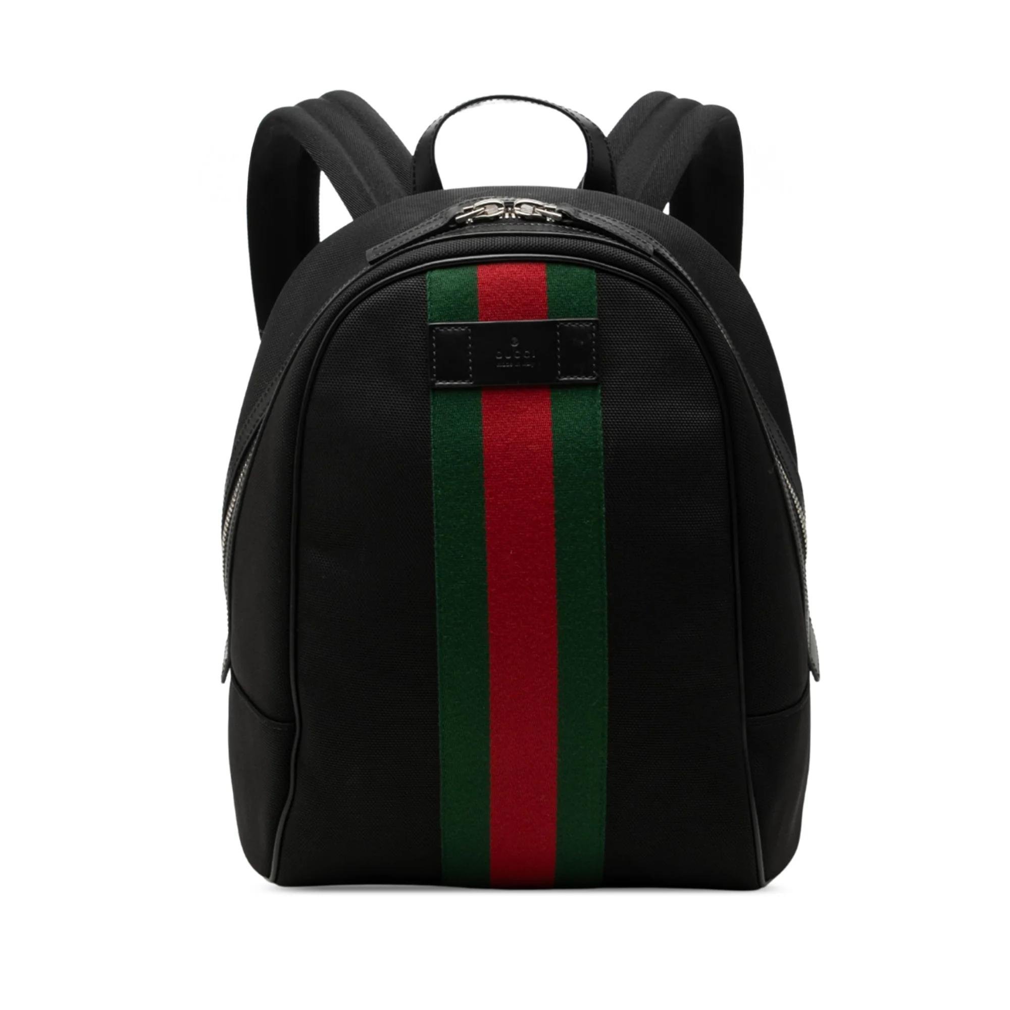 Leather backpack