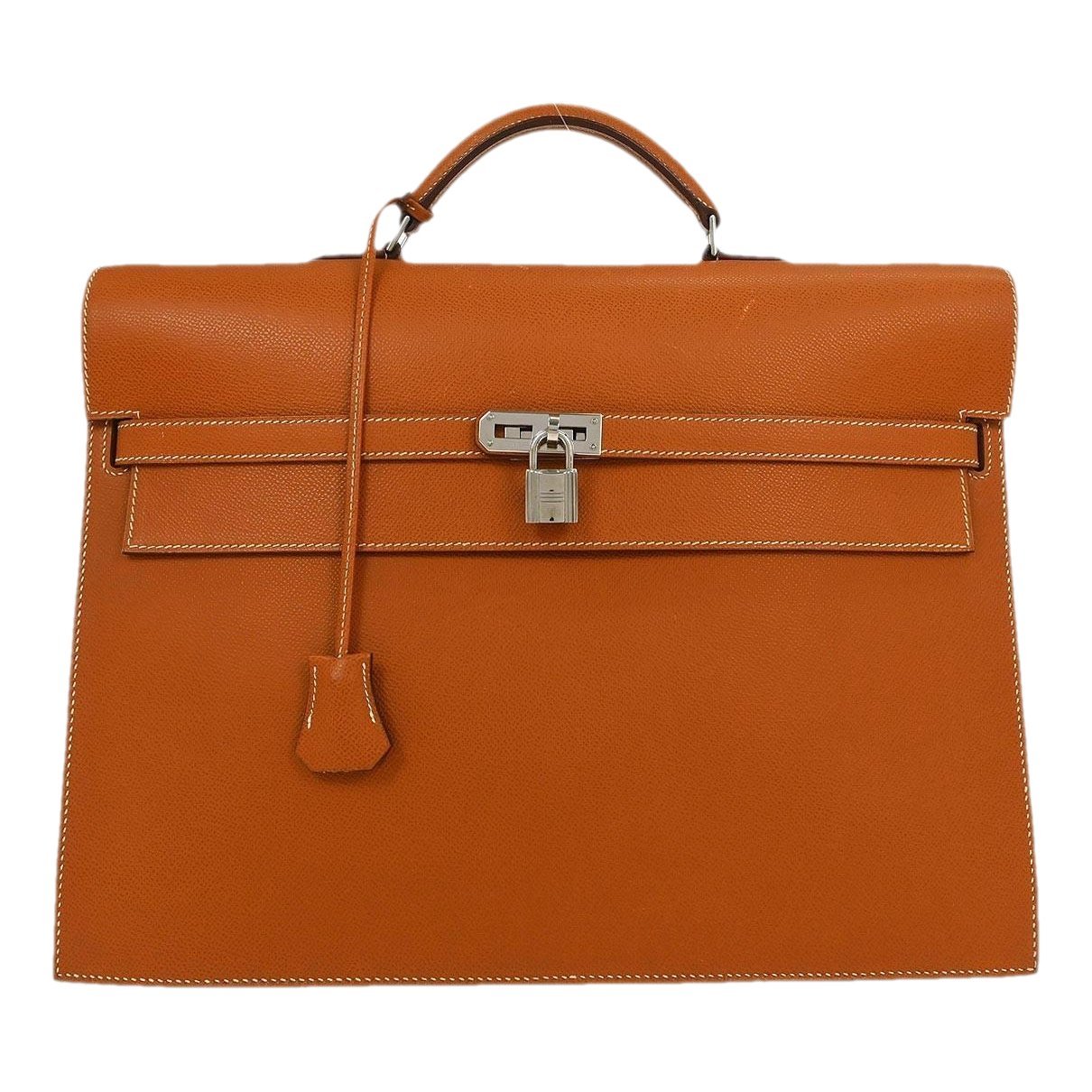 Hermes Kelly Handbag Gold Epsom Leather