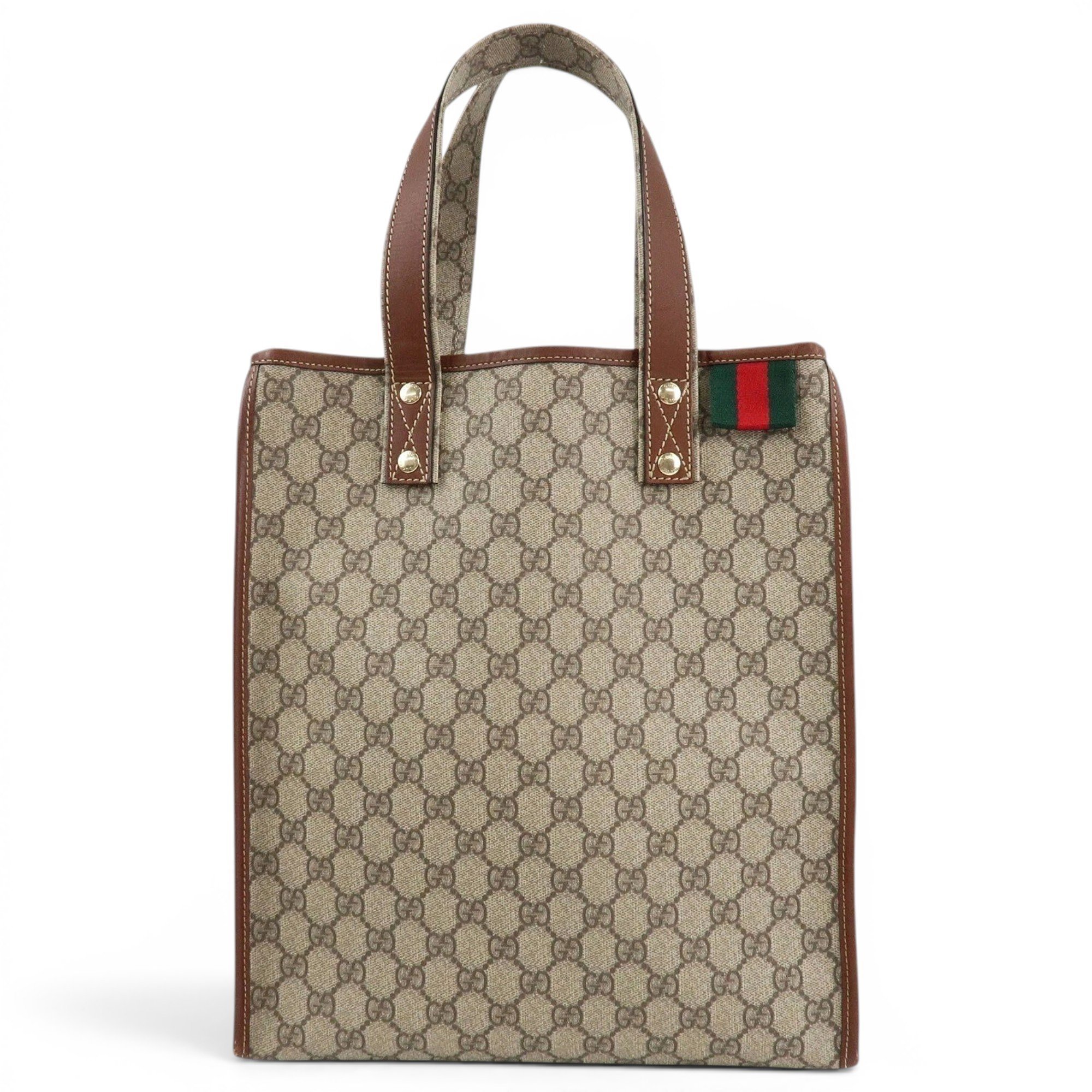 Leather tote