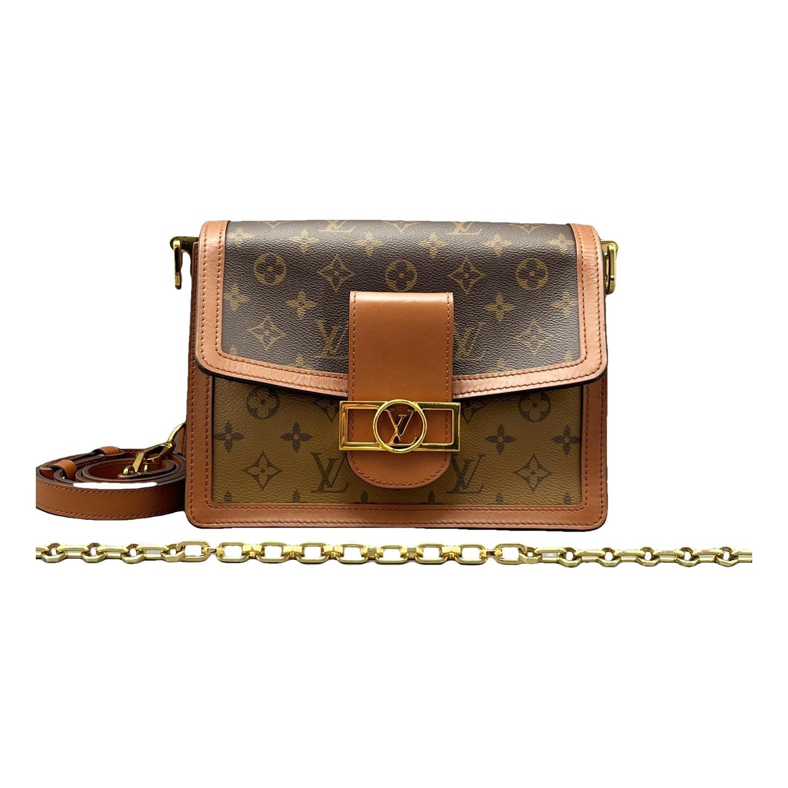 Dauphine leather handbag