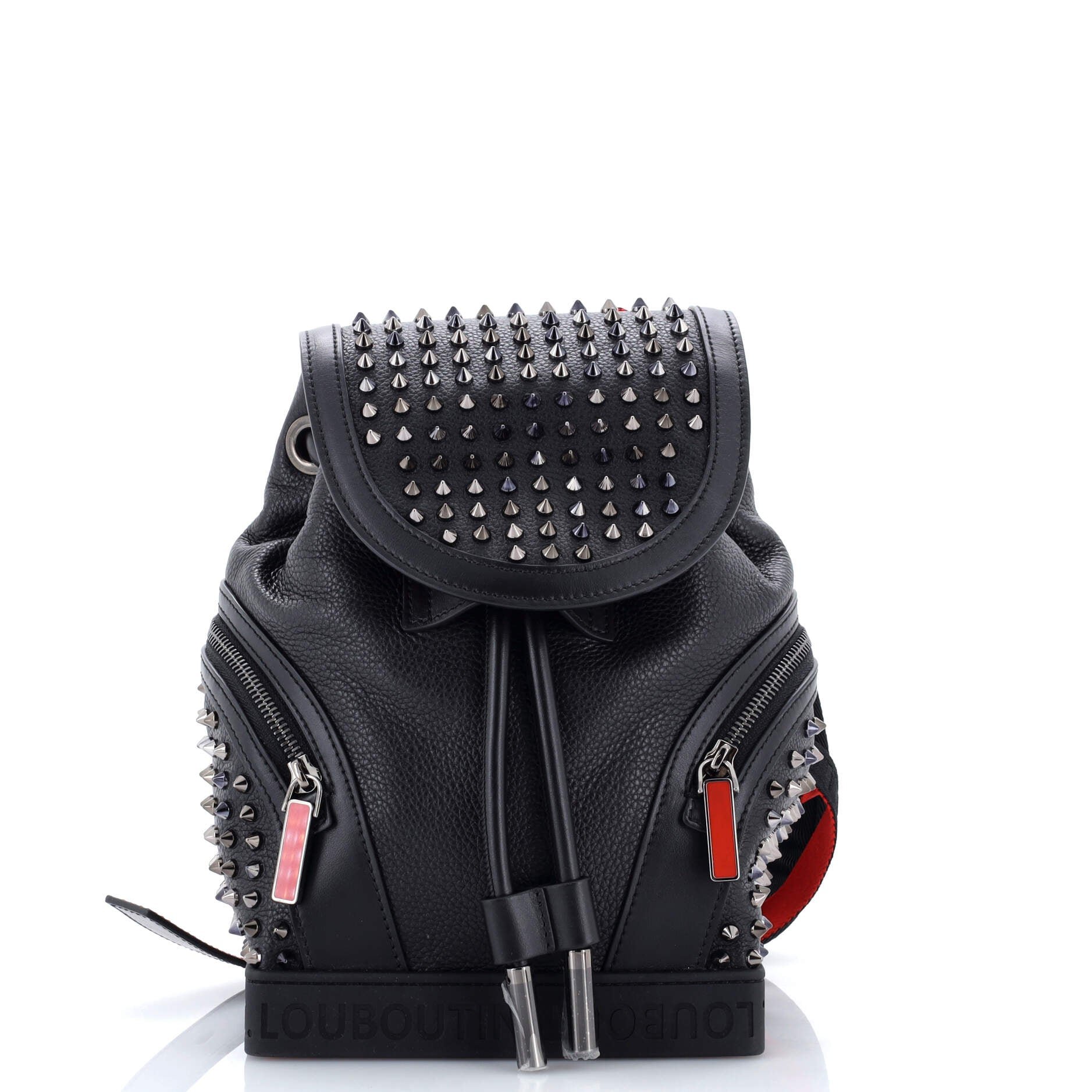 Christian Louboutin Explorafunk Backpack Spiked Leather Small