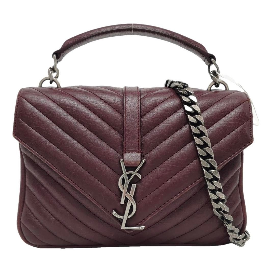 Collége monogramme leather handbag