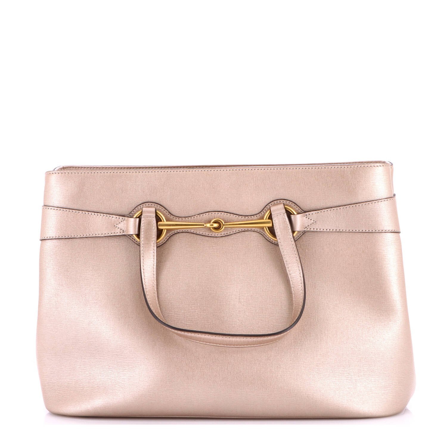 Leather tote