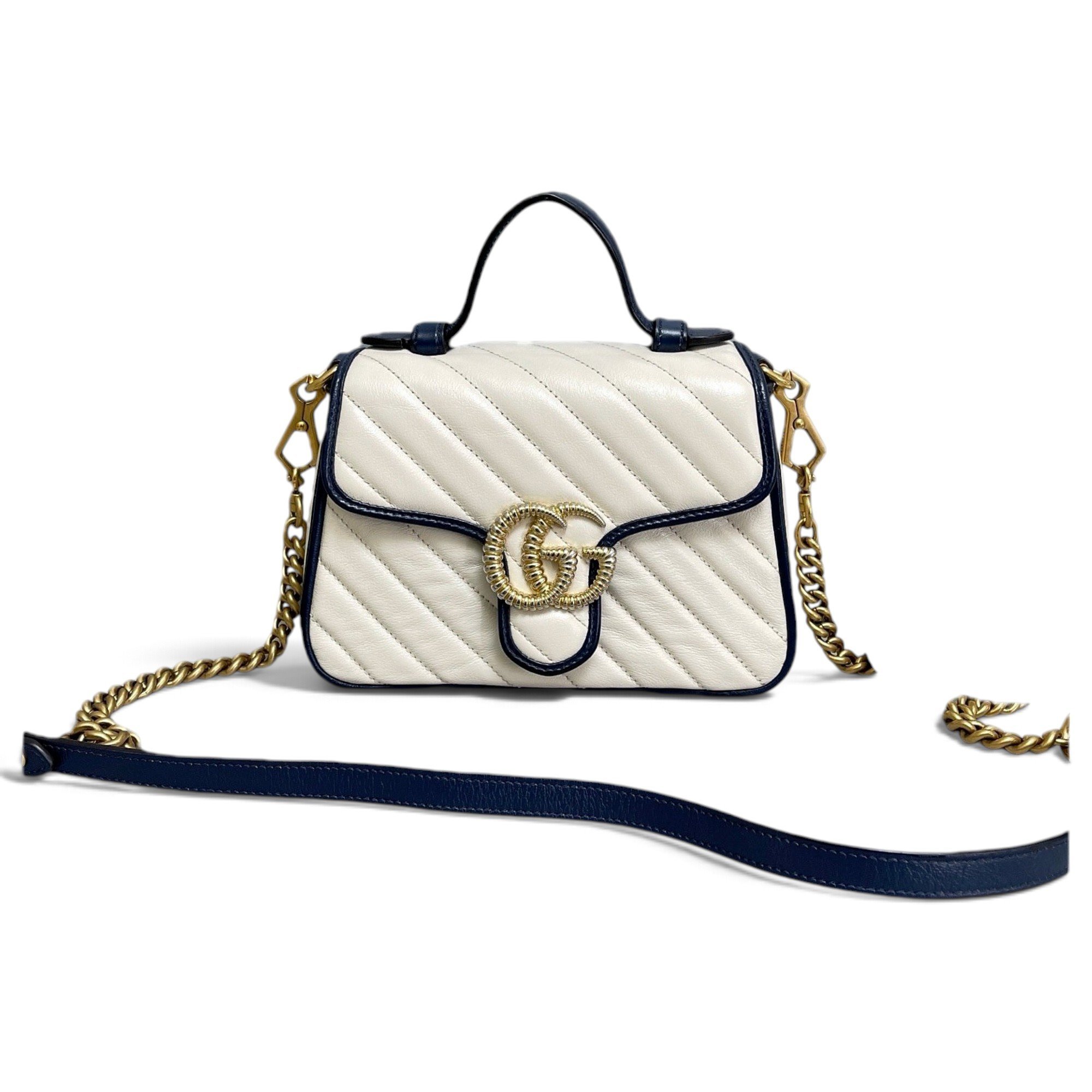GG Marmont Flap leather handbag