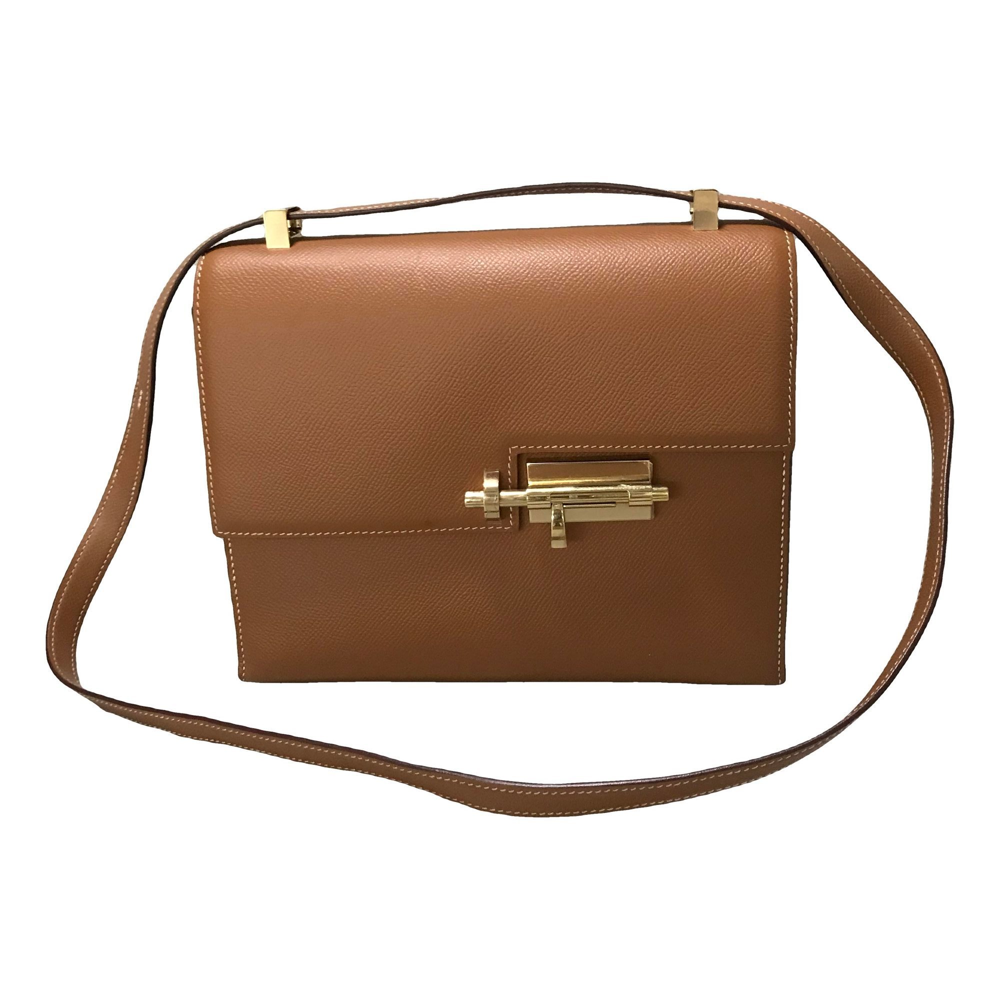 Verrou leather handbag