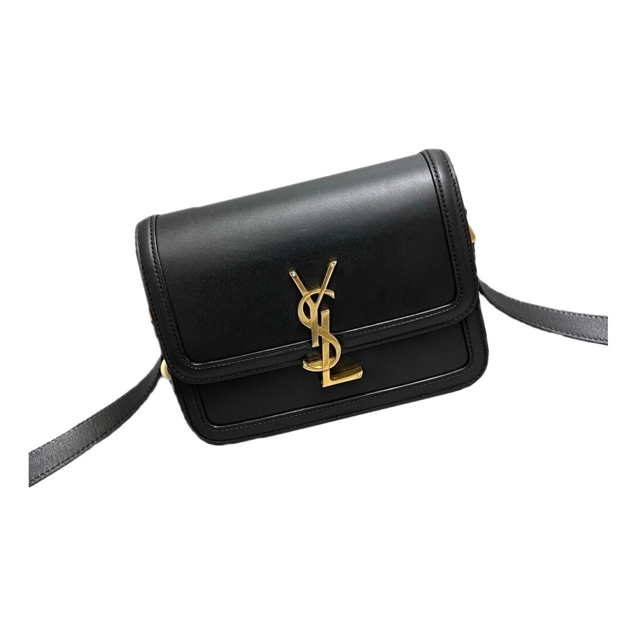 Solférino leather handbag