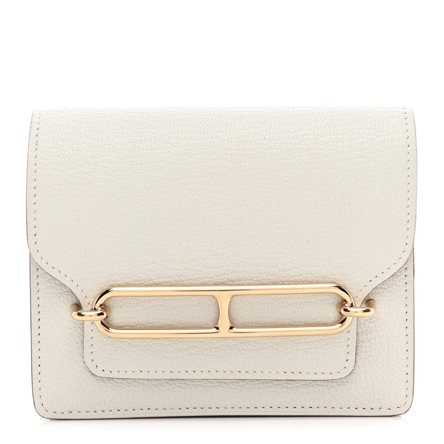 Hermes Chevre Mysore Roulis Slim Wallet Mushroom