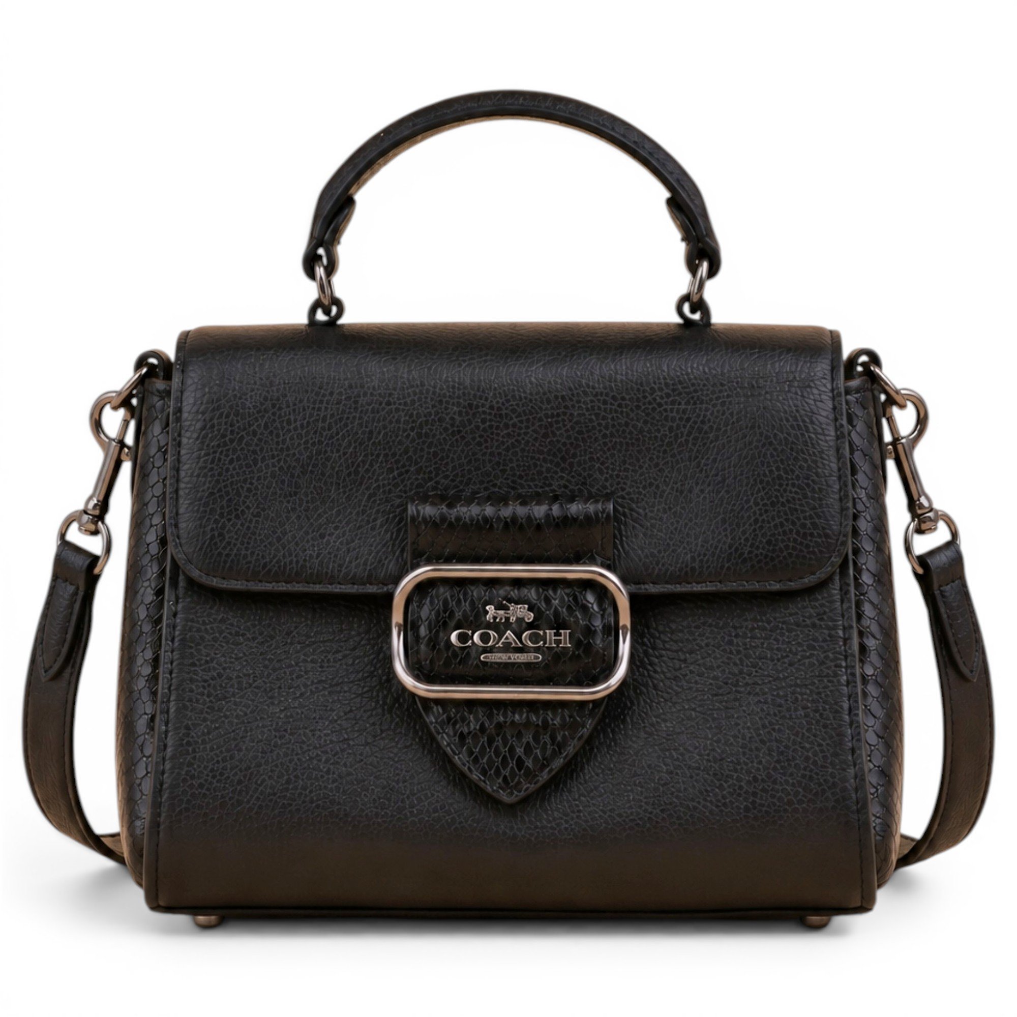 Leather handbag