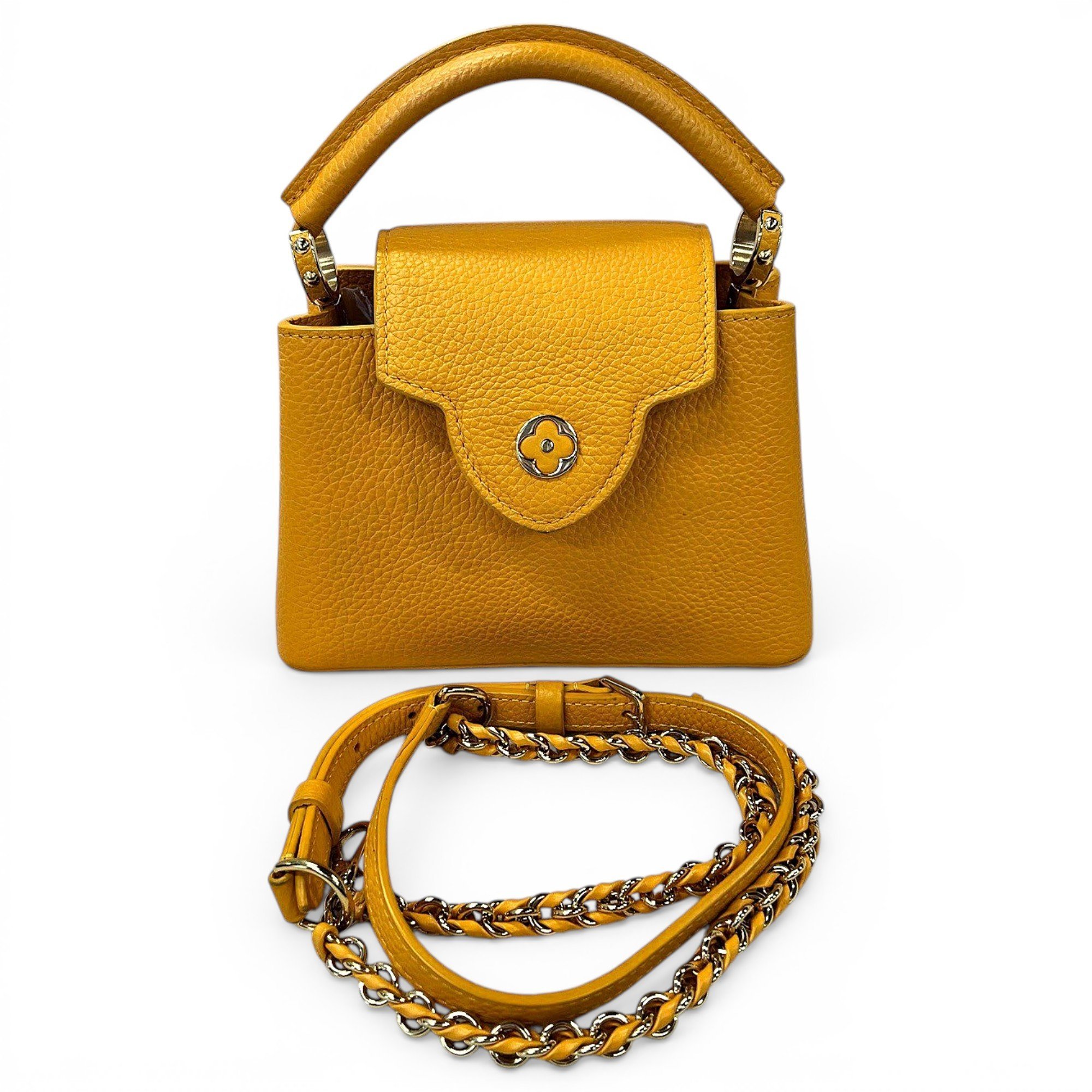 Capucines leather handbag