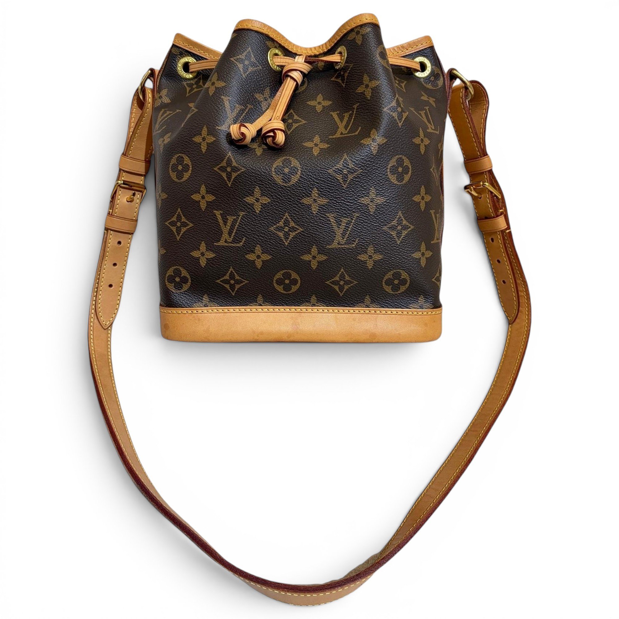 Nano Noé leather handbag
