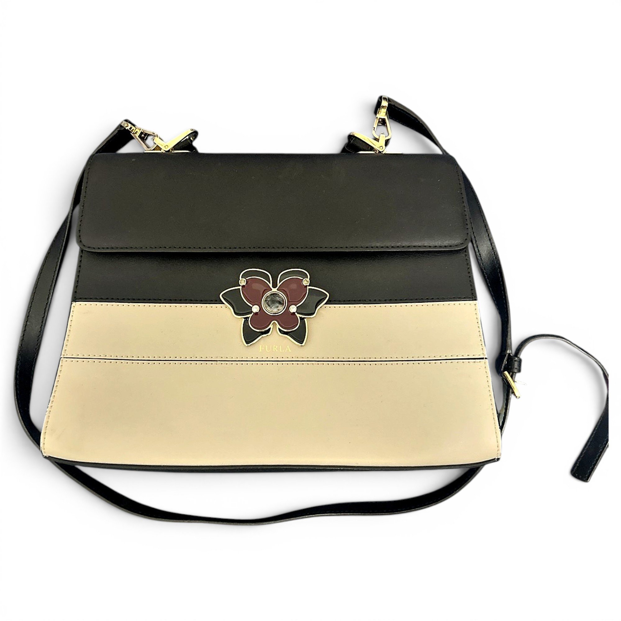 Leather handbag