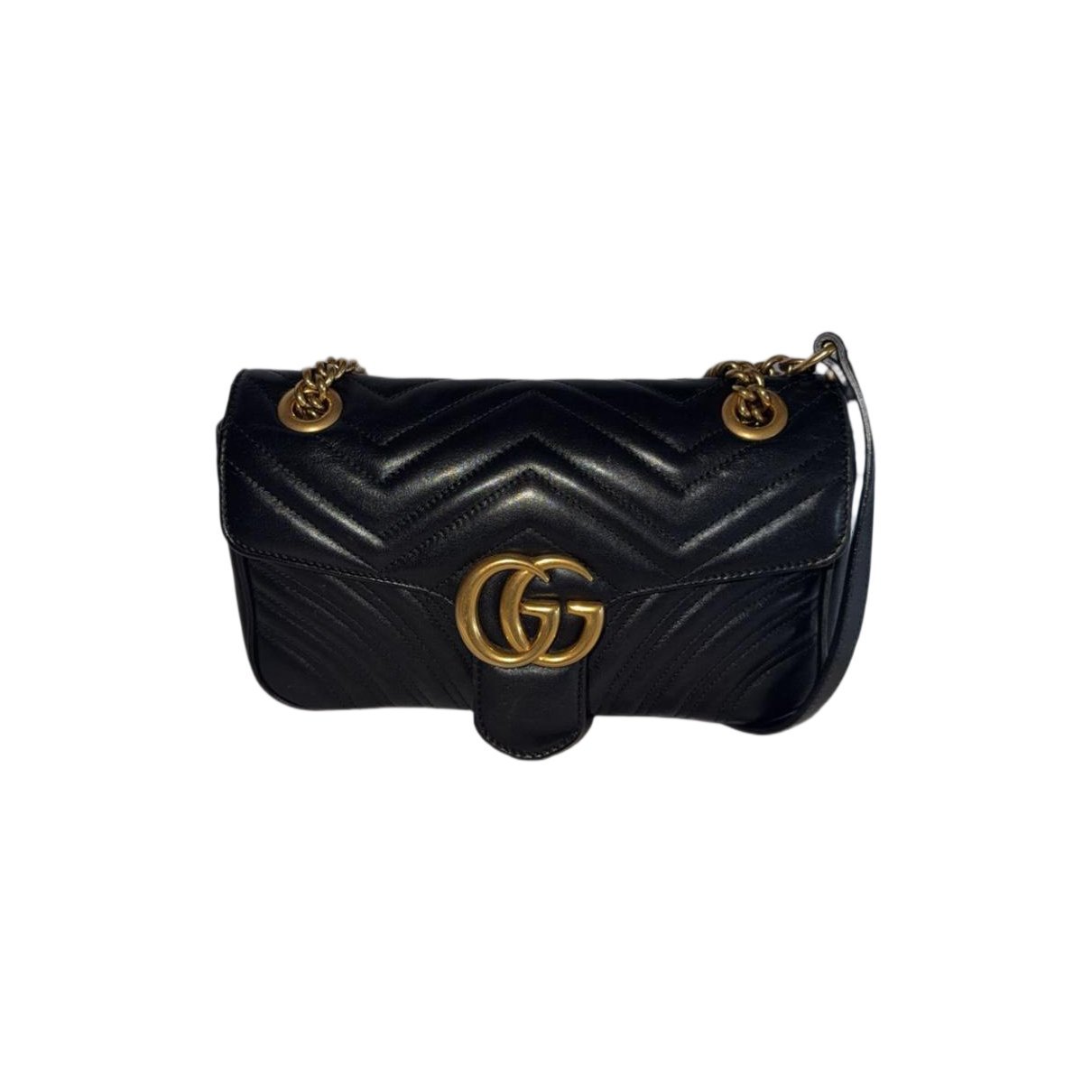 GG Marmont Flap leather handbag